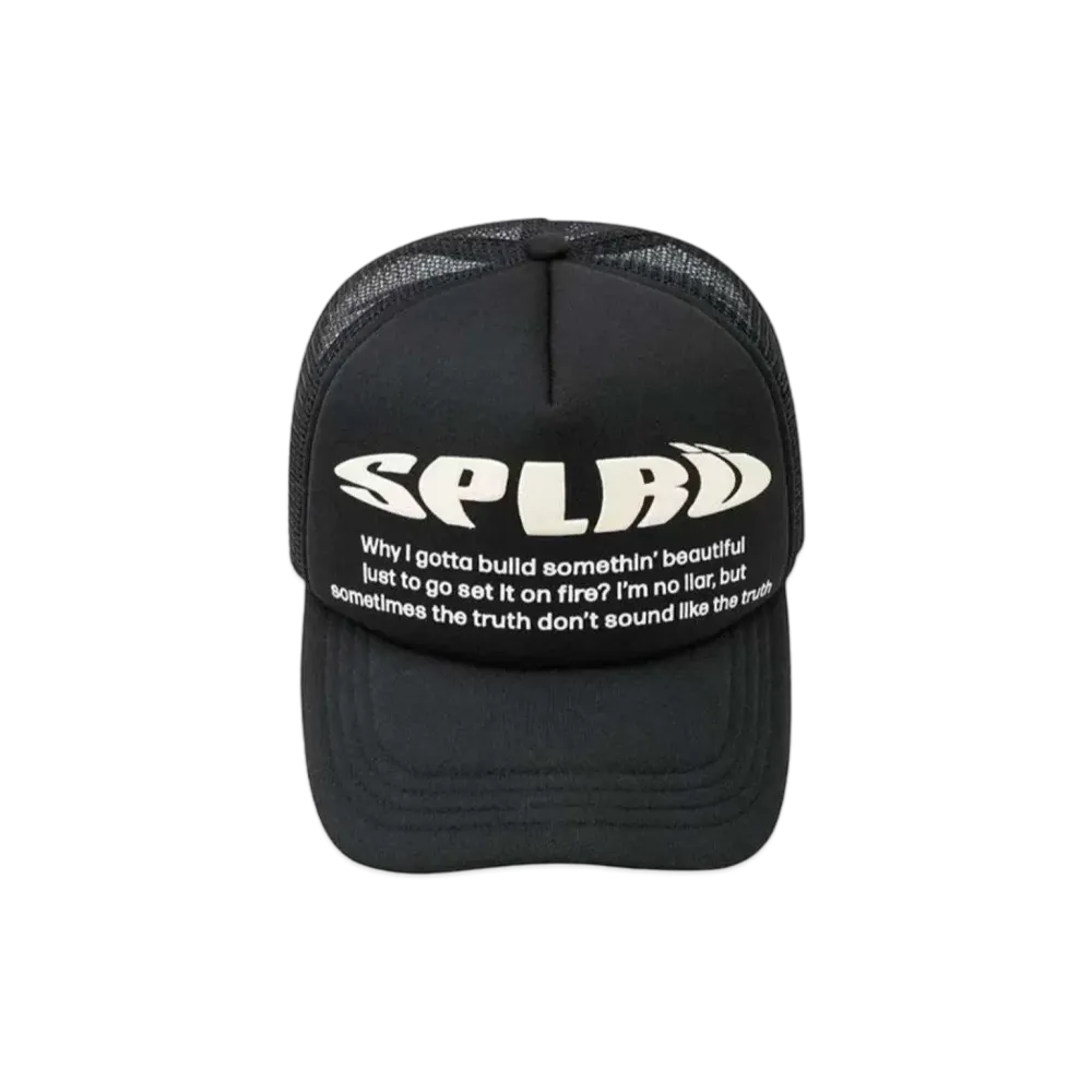 BLESS U x SPLR Logo Mesh Cap "Black"