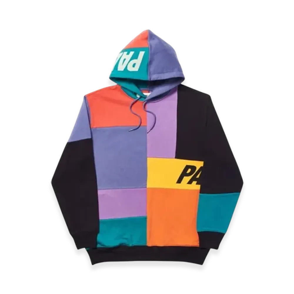 PALACE Patch Hood "Black Multi"
