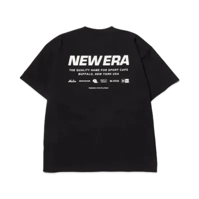 NEW ERA New Era Outdoor Short Sleeve Utility Oversized T-Shirt Archive Logo "Black"