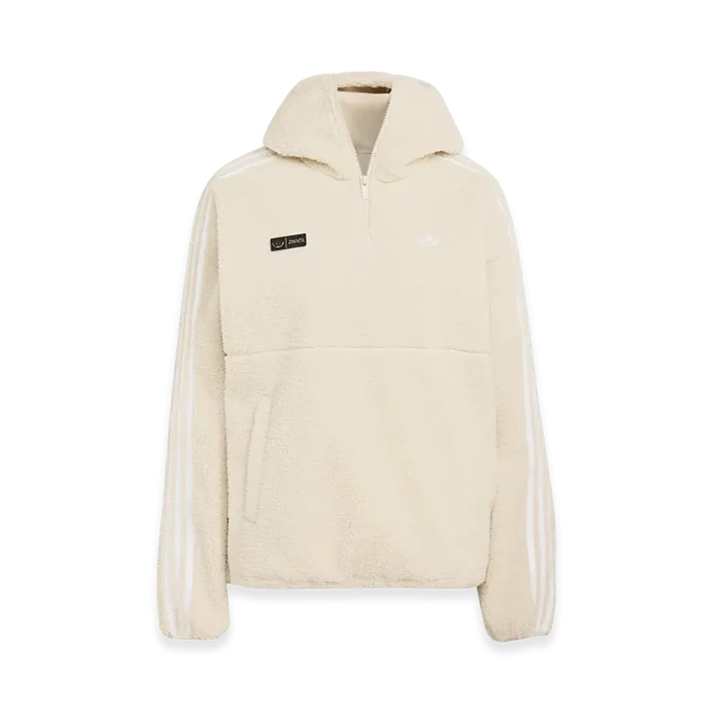 adidas Adiluna Season 2 x BLACKPINK JENNIE Women's Fleece Hoodie Jacket "Ivory"
