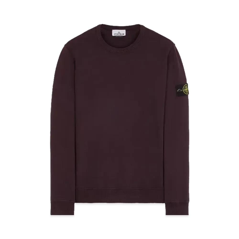 Stone Island Garment Dyed Sweatshirt "Bordeaux"