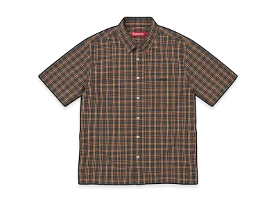 Supreme Mini Plaid S/S Shirt "Navy"