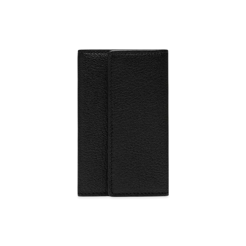 Maison Margiela Leather Keyring Case "Black"