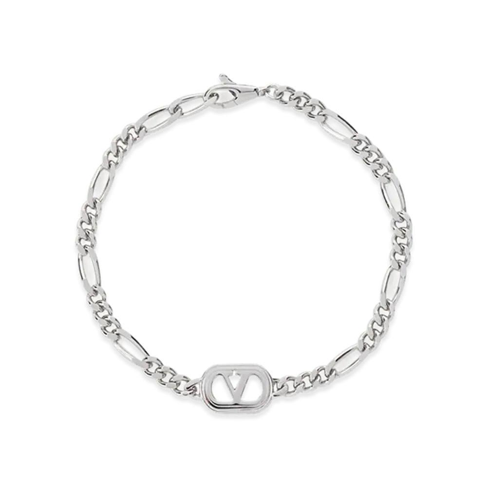 Valentino Garavani Ovalette Bracelet "Palladium"
