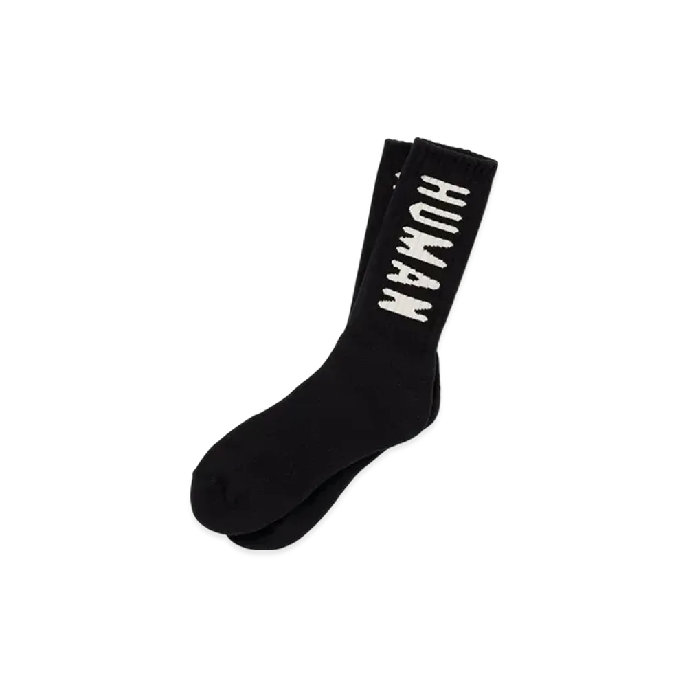 HUMAN MADE HM Logo Socks "Black"