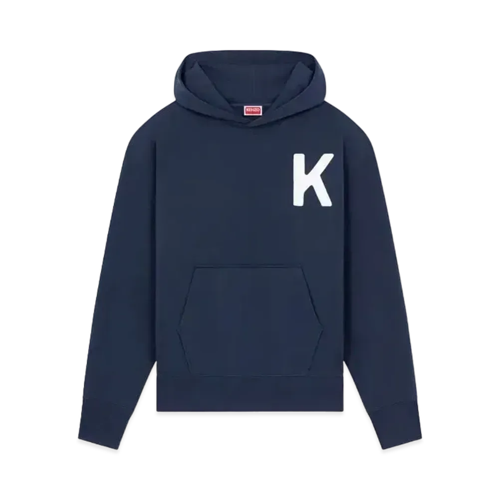 KENZO 'LUCKY TIGER' Embroidery Oversized Hoodie Unisex "Midnight Blue"