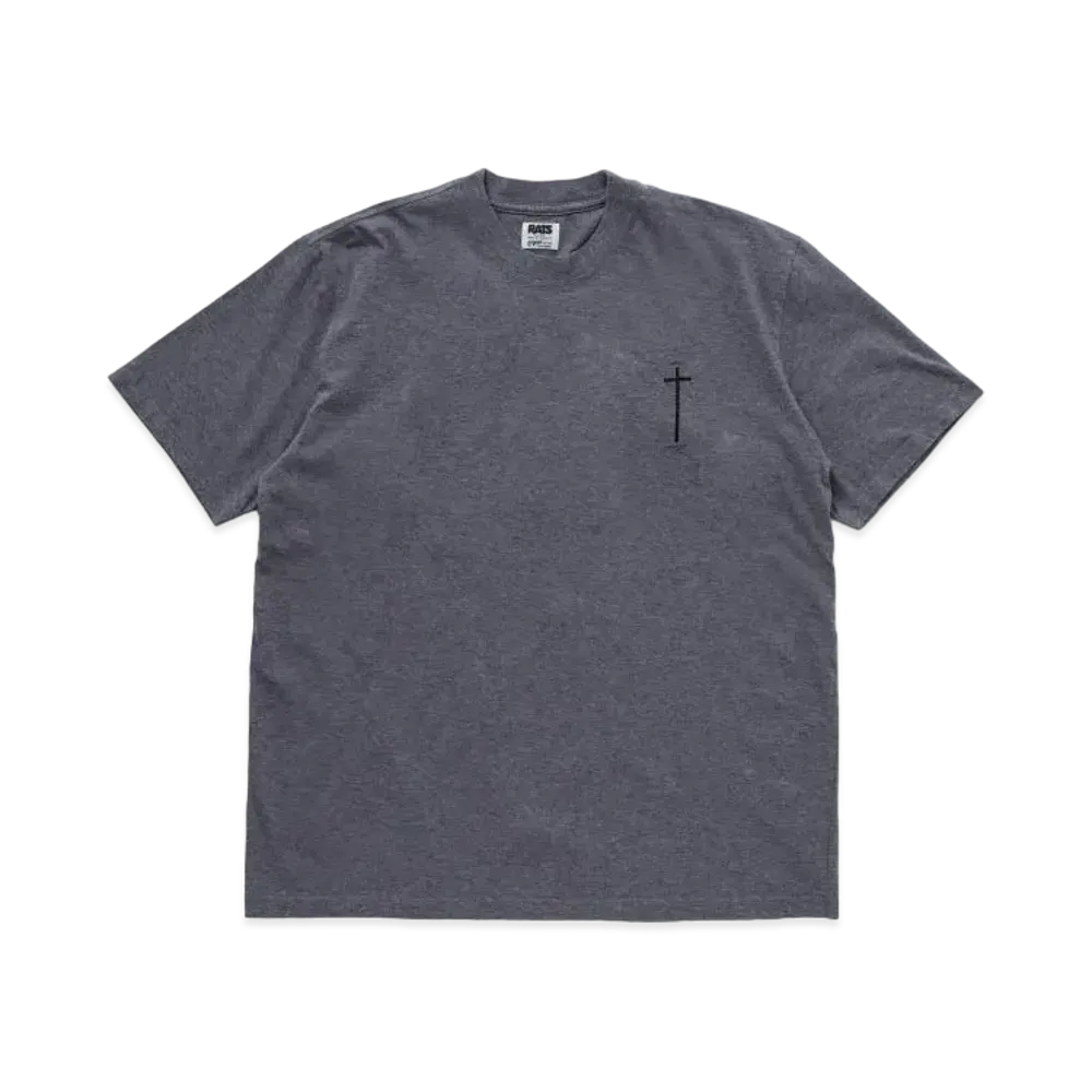 RATS Cross Tee "Charcoar Black"