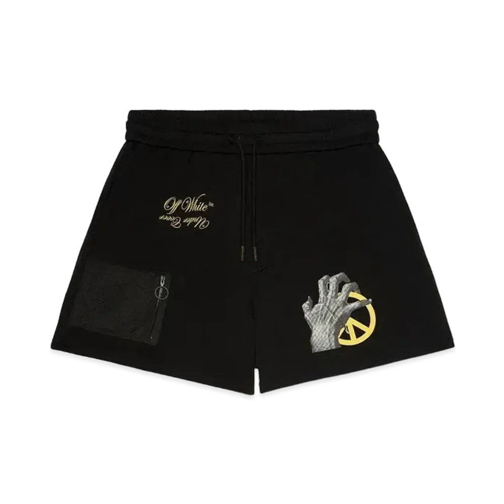 UNDERCOVER x OFF-WHITE Mesh Pocket Shorts "Black"