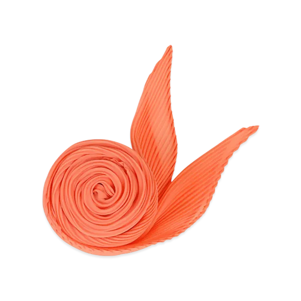 PLEATS PLEASE ISSEY MIYAKE Monthly Scarf May "Coral Orange"