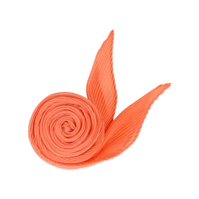 PLEATS PLEASE ISSEY MIYAKE Monthly Scarf May "Coral Orange"