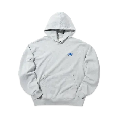 Nike Jordan x Awake NY Embroidered Hoodie (US Size) "Heather Grey/Game Blue"