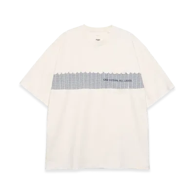 nanamica OOAL Graphic Pocket Tee "Ivory"