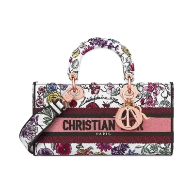 Dior Medium Lady D-Joy Bag Florilegio "Multicolor"