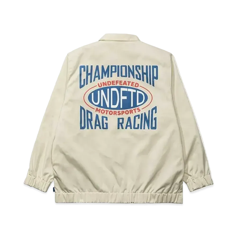 UNDEFEATED Racing Jacket - 40053 "Off White"
