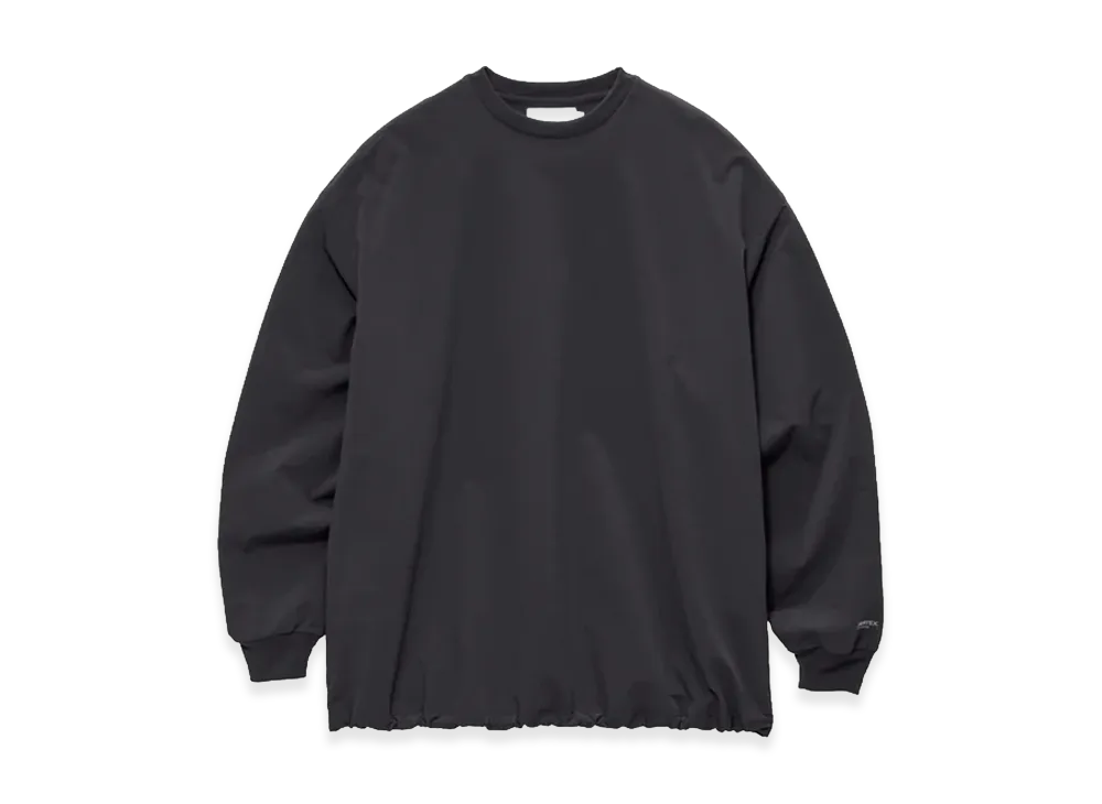 Graphpaper Pertex Equilibrium L/S Crew Neck Pullover "Black"