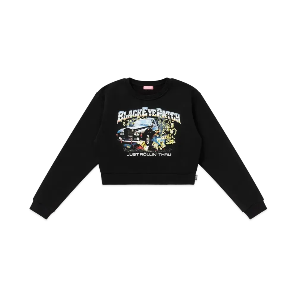 BlackEyePatch Rollin Thru Crew Sweat "Black"