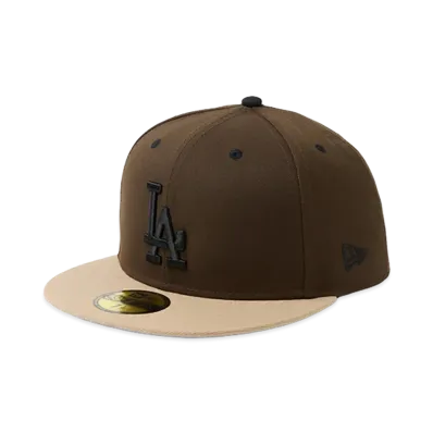 NEW ERA Powered by GORO NAKATSUGAWA (MIN-NANO) 59Fifty Los Angeles Dodgers "Walnut/Camel"