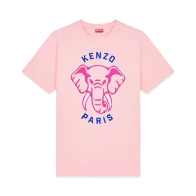 KENZO 'ELEPHANT' Loose Fit T-shirt "Faded Pink"