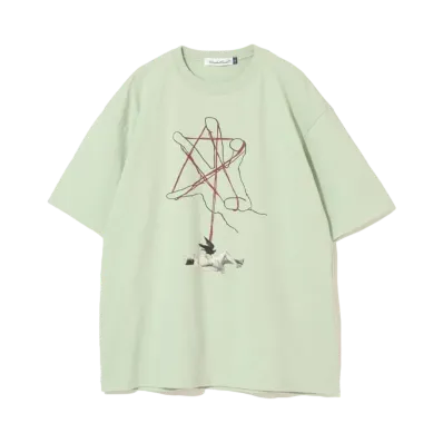 UNDERCOVER Cotton T-Shirt "Pale Green"