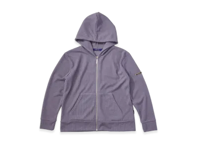 FEELS. Thermal Zip Up Hoodie "Gray"