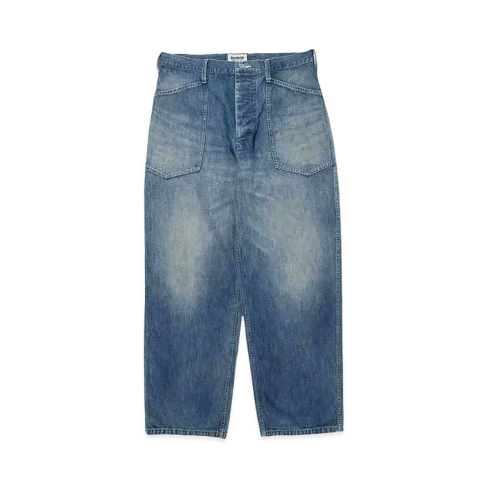 BOW WOW US ARMY M35 DENIM TROUSERS "INDIGO AGEING"