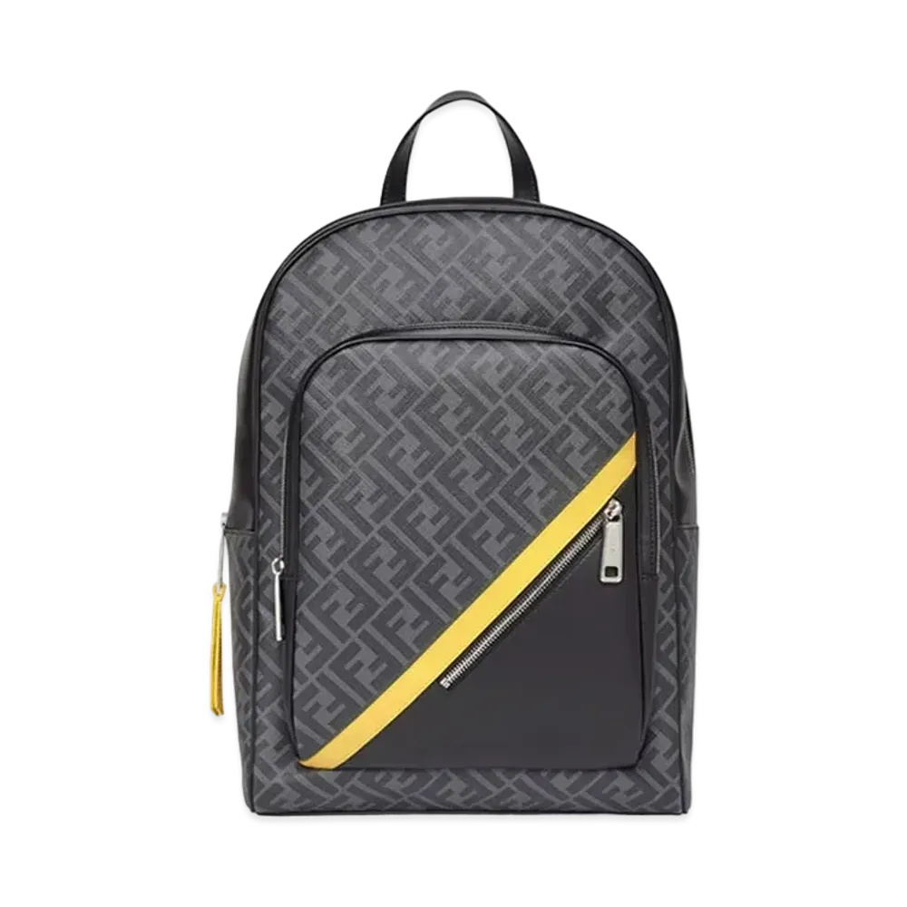 FENDI Backpack FF Fabric "Black"