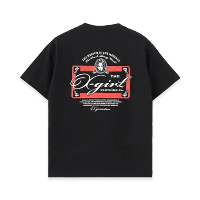 X-Girl Women's Face Red Label S/S Tee "Black"