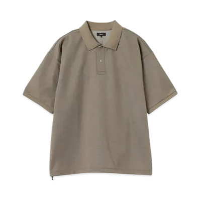 BEAMS Tech Polo Shirt "Taupe"