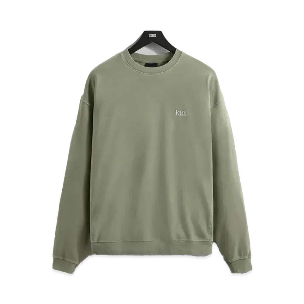 Kith Crystal Wash Interlock Vintage Crewneck "Cavan"