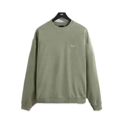 Kith Crystal Wash Interlock Vintage Crewneck "Cavan"