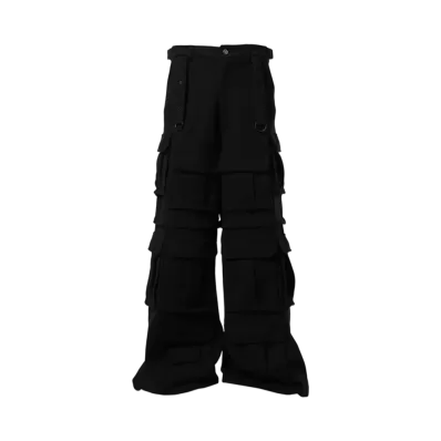 VETEMENTS Blackout Cargo Sweatpants "Black" UE64SP990B