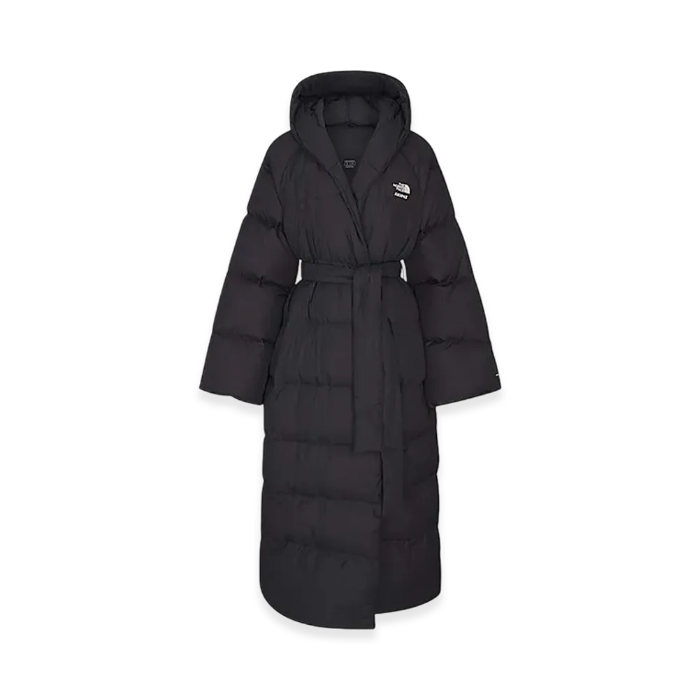 The North Face x SKIMS Women's Nuptse Wrap Parka "SK Onyx"