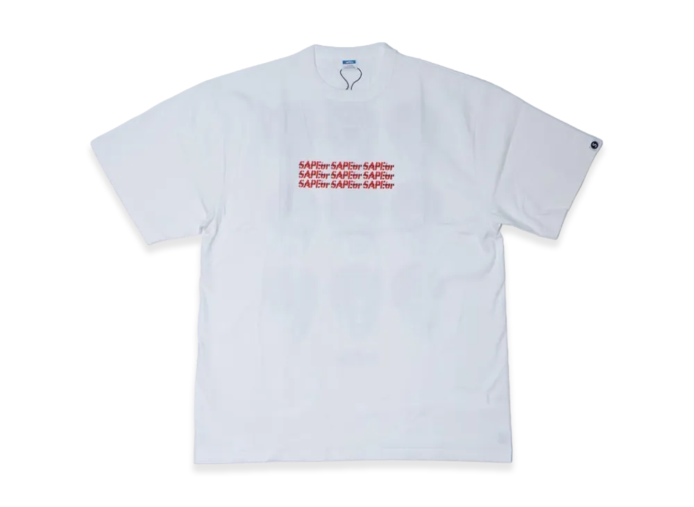 SAPEur x MASATOSHI HAMADA 9FACES S/S T-Shirt "White"