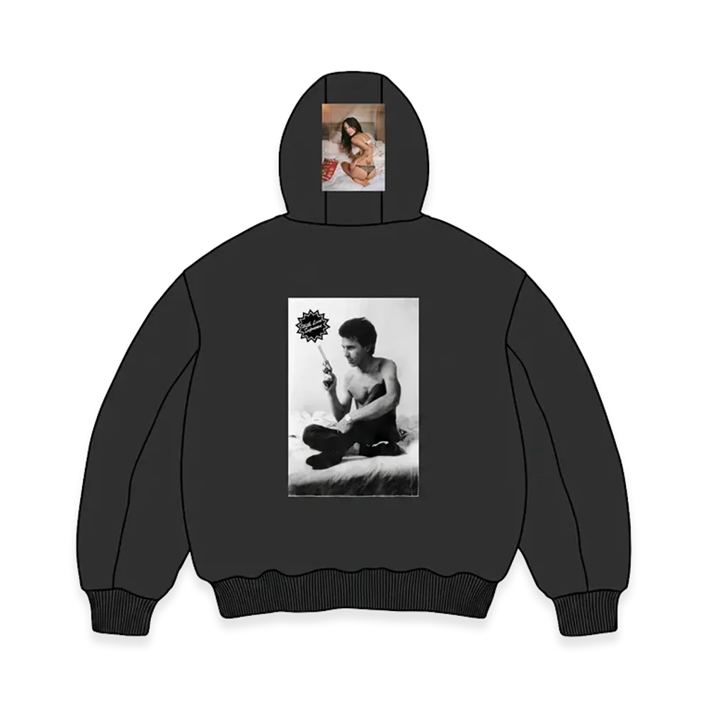 Supreme x Larry Clark Hooded Varsity Jacket "Black"