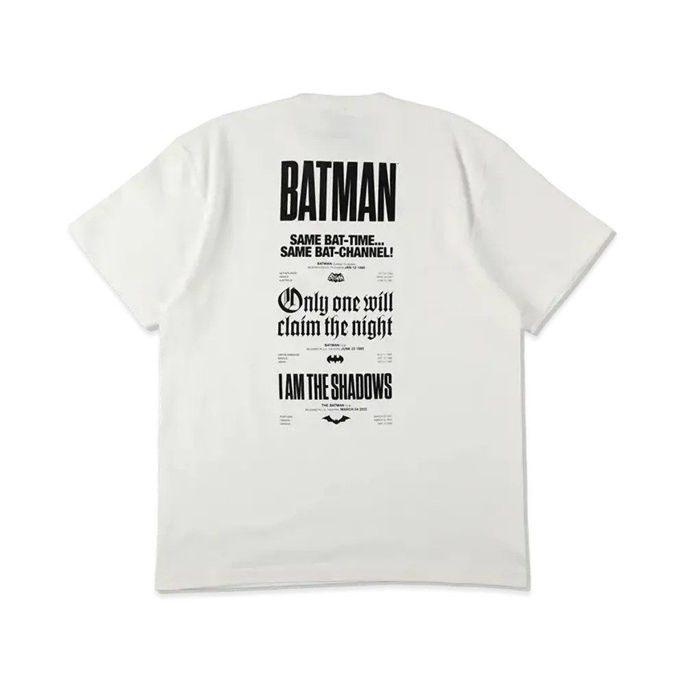WIND AND SEA Batman Claim the Night Tee "White"