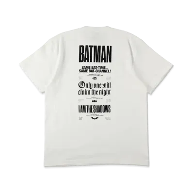 WIND AND SEA Batman Claim the Night Tee "White"