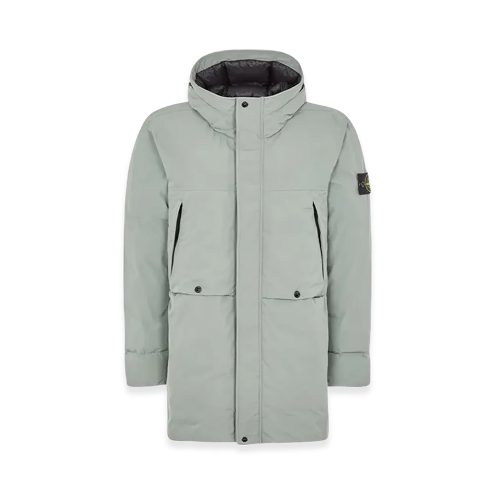 Stone Island 70826 Micro Twill Down Parka - 23FW "Sage Green"