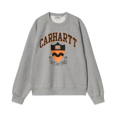 Carhartt WIP Lazy Duck Academy Sweat "Grey Heather"