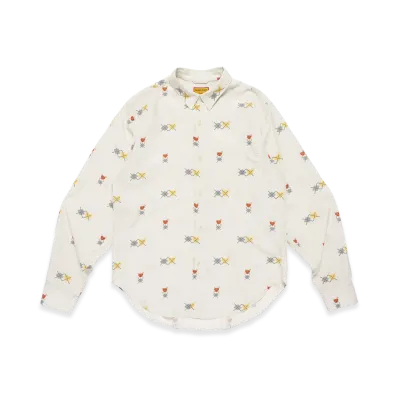 HUMAN MADE Printed Shirt "White"