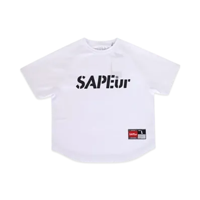 SAPEur Kid's Basic S/S Tee "White"