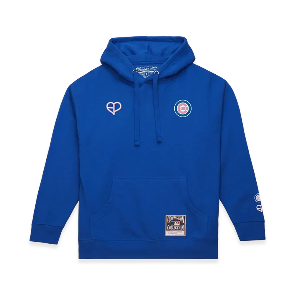 Mitchell & Ness x BLACKPINK Chicago Cubs Hoodie "Blue"