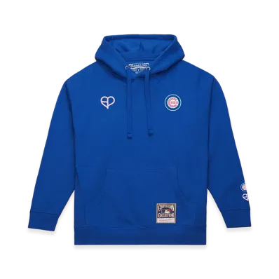Mitchell & Ness x BLACKPINK Chicago Cubs Hoodie "Blue"