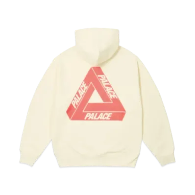 PALACE Bit Grippy Tri-Ferg Hood "Soft White"