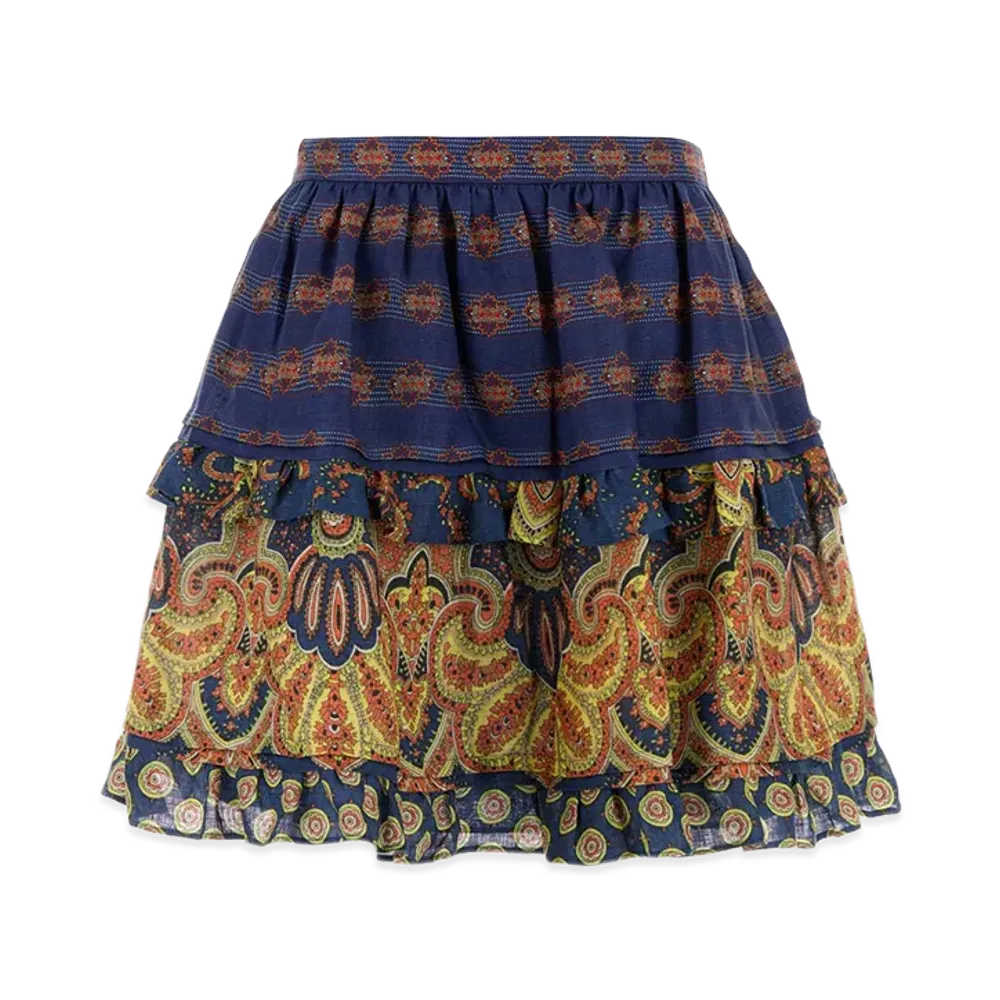 Valentino Women's Linen Skirt "Printed"