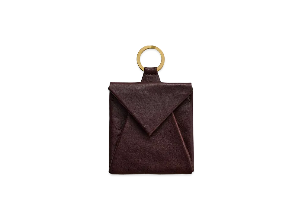 NICENESS N.Fats Steerhide Coin Case "Dark Brown"