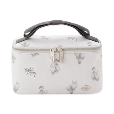 GELATO PIQUE Catall Pattern Vanity Pouch "Lavender"