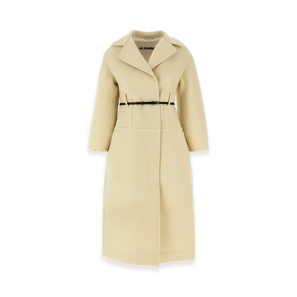 Jil Sander Women's '02' Coat "Beige"