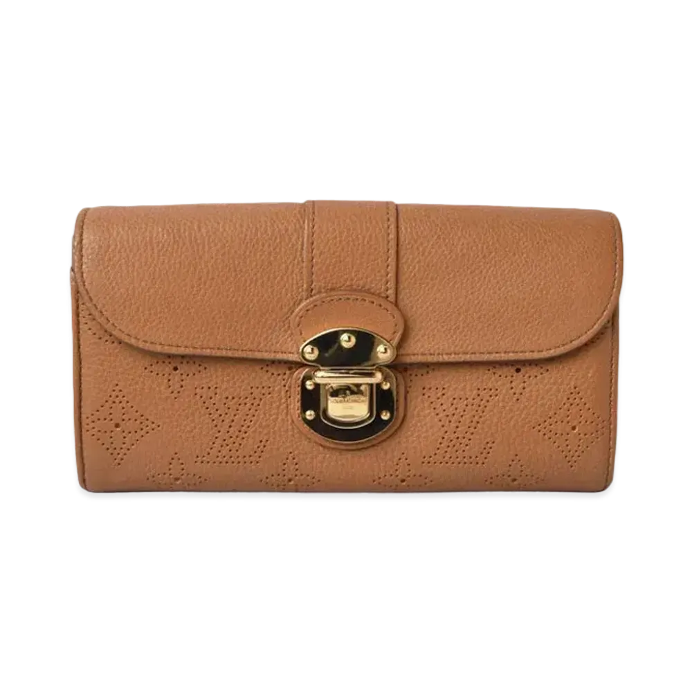 Louis Vuitton Mahina Portefeuille Iris "Caramel"