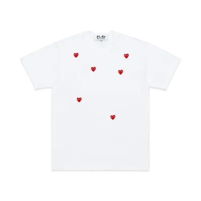 PLAY COMME des GARCONS AX-T338-051 "White"