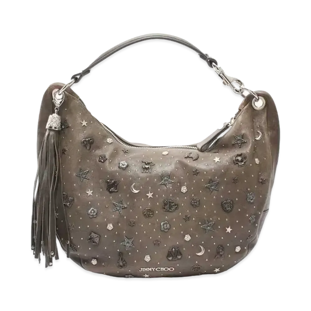 Jimmy Choo Solar Sky Bag Shoulder Bag "Khaki"